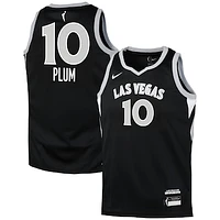 Youth Nike Kelsey Plum Black Las Vegas Aces Explorer Edition Player Jersey