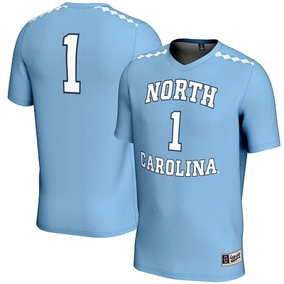 Unisex GameDay Greats #1 Carolina Blue North Tar Heels Lightweight Women's Lacrosse Jersey