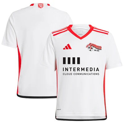 Youth adidas  White San Jose Earthquakes 2024 The 50 Kit Replica Jersey