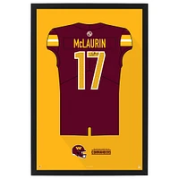 Terry McLaurin Washington Commanders Home Jersey Framed Art Print