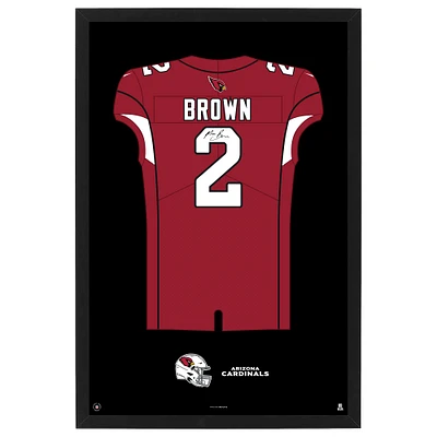 Marquise Brown Arizona Cardinals Home Jersey Framed Art Print