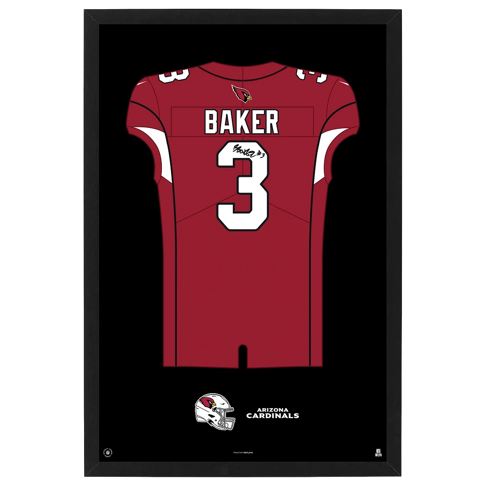 Budda Baker Arizona Cardinals Home Jersey Framed Art Print