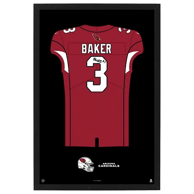 Budda Baker Arizona Cardinals Home Jersey Framed Art Print