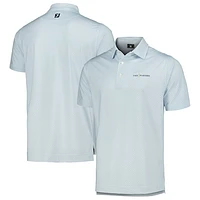 Men's FootJoy White THE PLAYERS Dot Geo Print Lisle Polo