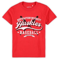 Toddler Garb Red Northeastern Huskies Toni Baseball T-Shirt