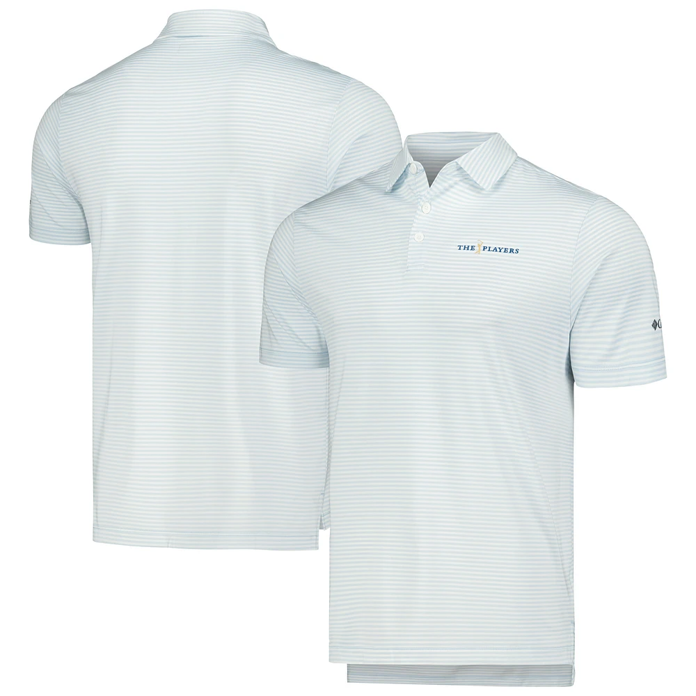 Men's Columbia Light Blue THE PLAYERS Omni-Wick Club Invite Polo