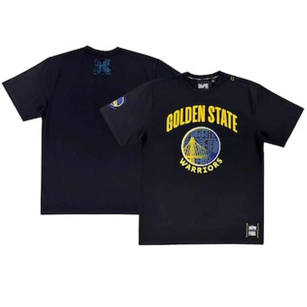 Unisex NBA x Two Hype  Black Golden State Warriors Culture & Hoops T-Shirt