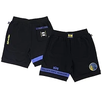 Unisex NBA x Two Hype  Black Golden State Warriors Culture & Hoops Premium Classic Fleece Shorts