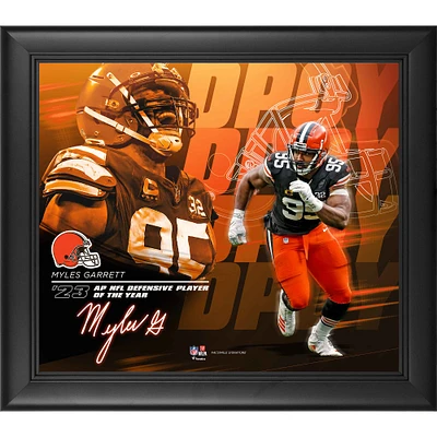 Myles Garrett Cleveland Browns 2023 NFL Defensive Player of the Year 15" x 17" Collage
