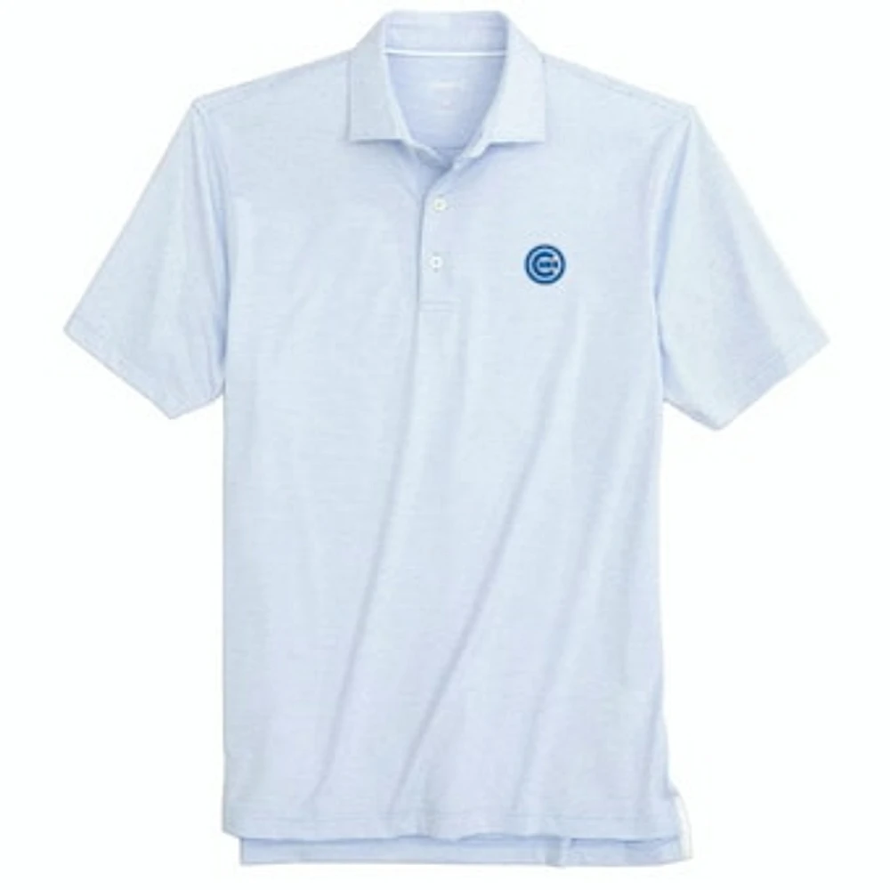 Men's johnnie-O Light Blue Chicago Cubs Father's Day Lyndon Polo