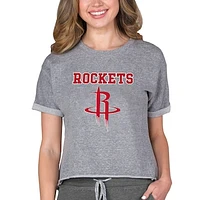 Concepts Sport Gray Houston Rockets NBA Women's Mainstream Terry SS Top