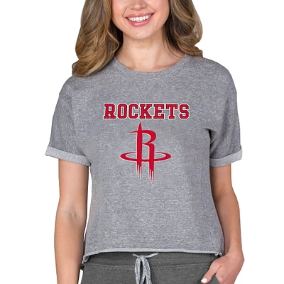 Concepts Sport Gray Houston Rockets NBA Women's Mainstream Terry SS Top