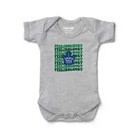 Infant Chad & Jake Heather Gray Toronto Maple Leafs Feeling Lucky Bodysuit