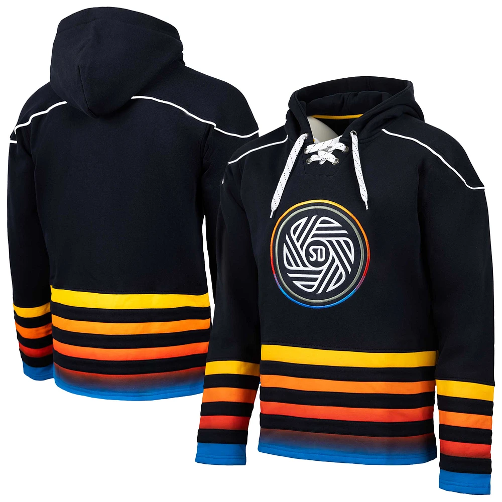 Men's Navy San Diego FC Community Hockey Pullover Hoodie