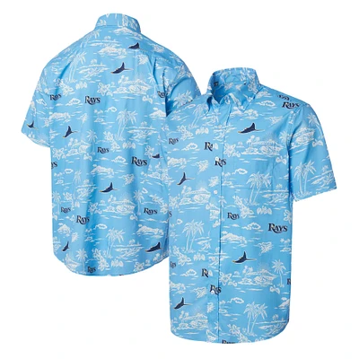 Men's Reyn Spooner Light Blue Tampa Bay Rays Kekai Button-Down Shirt