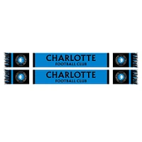 Charlotte FC Wordmark Traditional Knit Scarf