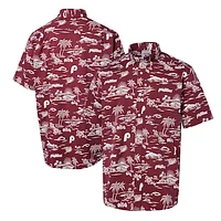 Men's Reyn Spooner Burgundy Philadelphia Phillies Cooperstown Collection Kekai Button-Down Shirt