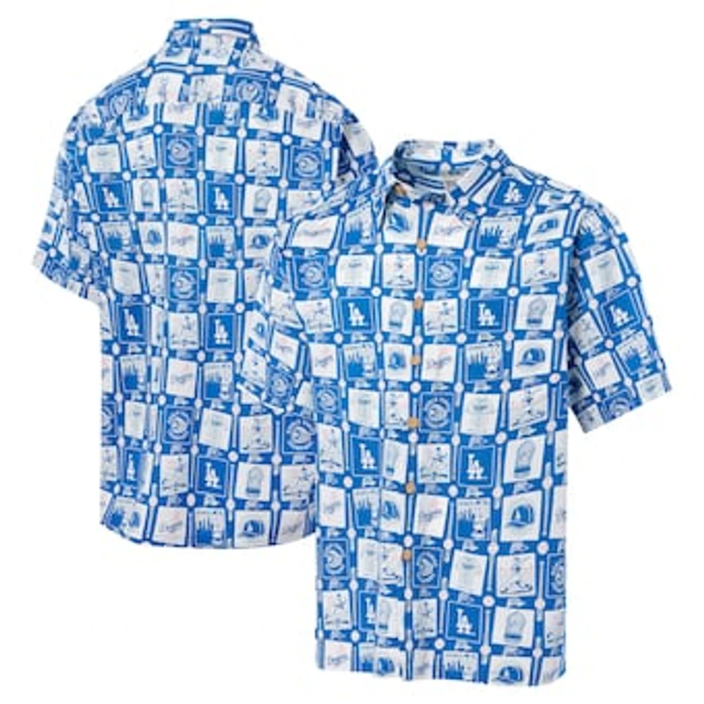 Men's Reyn Spooner Royal Los Angeles Dodgers Champions Scenic Button-Up Shirt