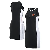 Women's WEAR by Erin Andrews Black Chicago Bears Bodyframing Tank Dress