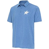 Men's Antigua  Blue Dallas Stars White Logo Par 3 Polo