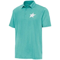 Men's Antigua  Mint Dallas Stars White Logo Par 3 Polo