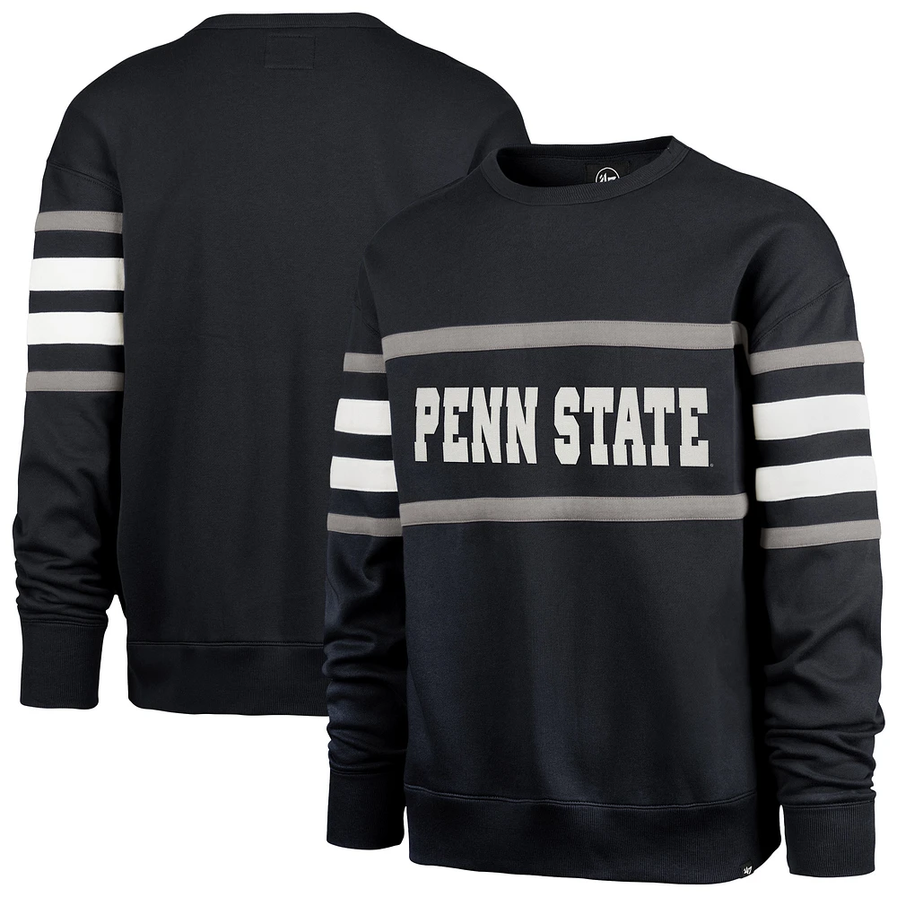 Men's '47 Navy Penn State Nittany Lions Coaches Collection Pullover Sweatshirt