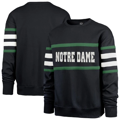 Men's '47 Navy Notre Dame Fighting Irish Coaches Collection Pullover Sweatshirt