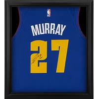 Jamal Murray Denver Nuggets Autographed Framed Jordan Brand Blue Statement Swingman Jersey