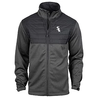 Men's Dunbrooke  Heather Black Chicago White Sox Explorer Full-Zip Jacket