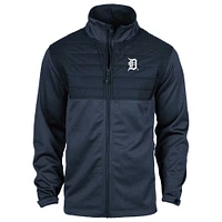 Men's Dunbrooke  Heather Navy Detroit Tigers Explorer Full-Zip Jacket