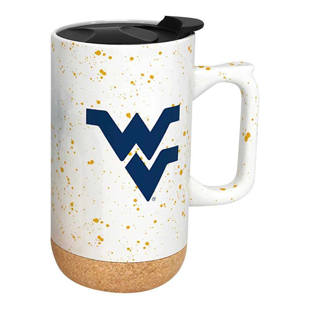 West Virginia Mountaineers 18oz. Speckle Cork Mug