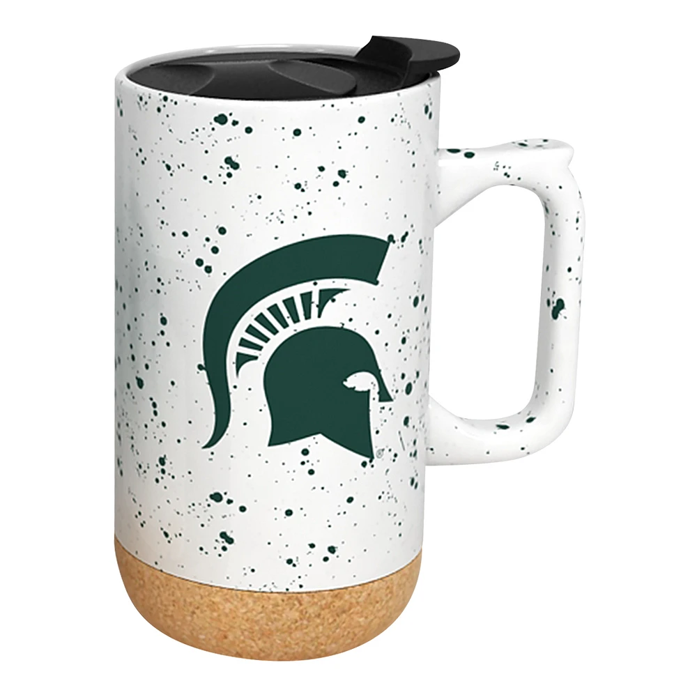 Michigan State Spartans 18oz. Speckle Cork Mug