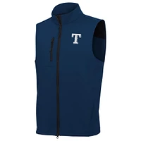 Men's Antigua  Navy Texas Rangers Demand Full-Zip Vest