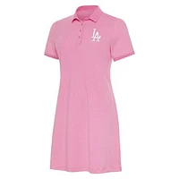 Women's Antigua Los Angeles Dodgers Play Through Polo Dress