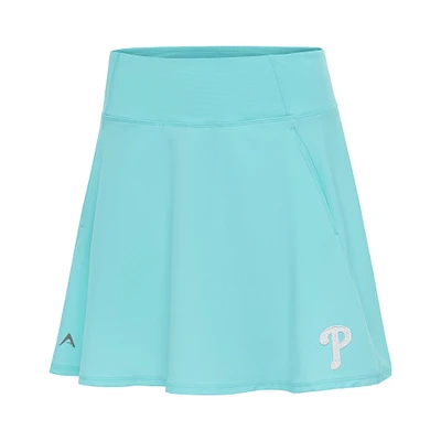 Women's Antigua  Powder Blue Philadelphia Phillies Chip Skort