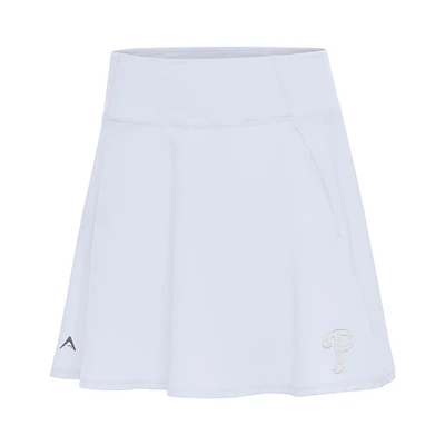 Women's Antigua  White Philadelphia Phillies Chip Skort