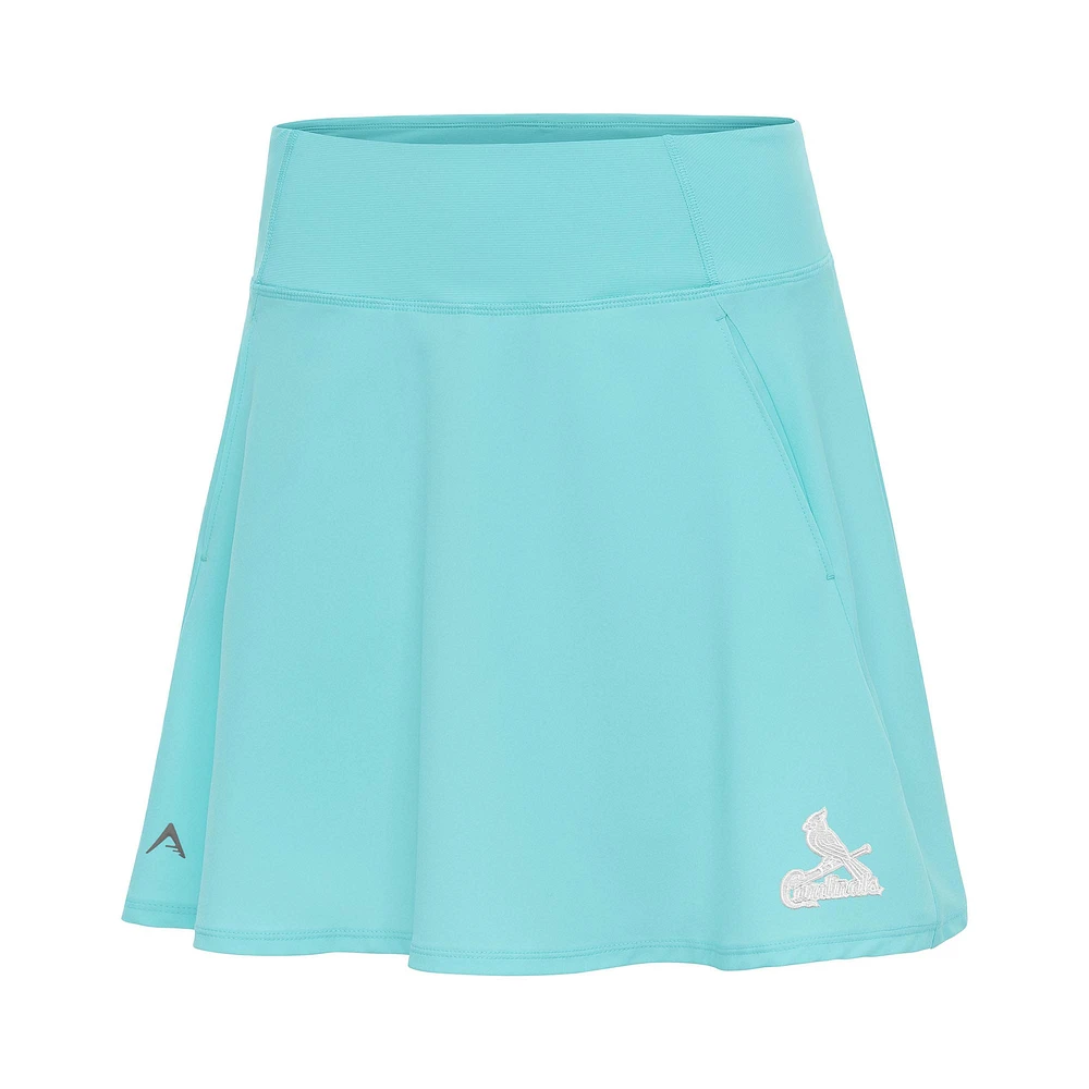 Women's Antigua Powder Blue St. Louis Cardinals Chip Skort