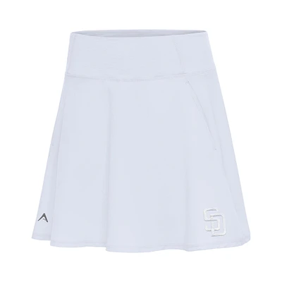 Women's Antigua  White San Diego Padres Chip Skort