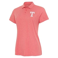 Women's Antigua  Coral Texas Rangers Matter Polo