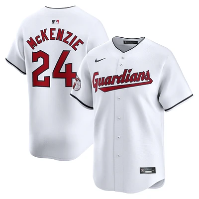 Men's Nike Triston McKenzie White Cleveland Guardians Home Limited Player Jersey