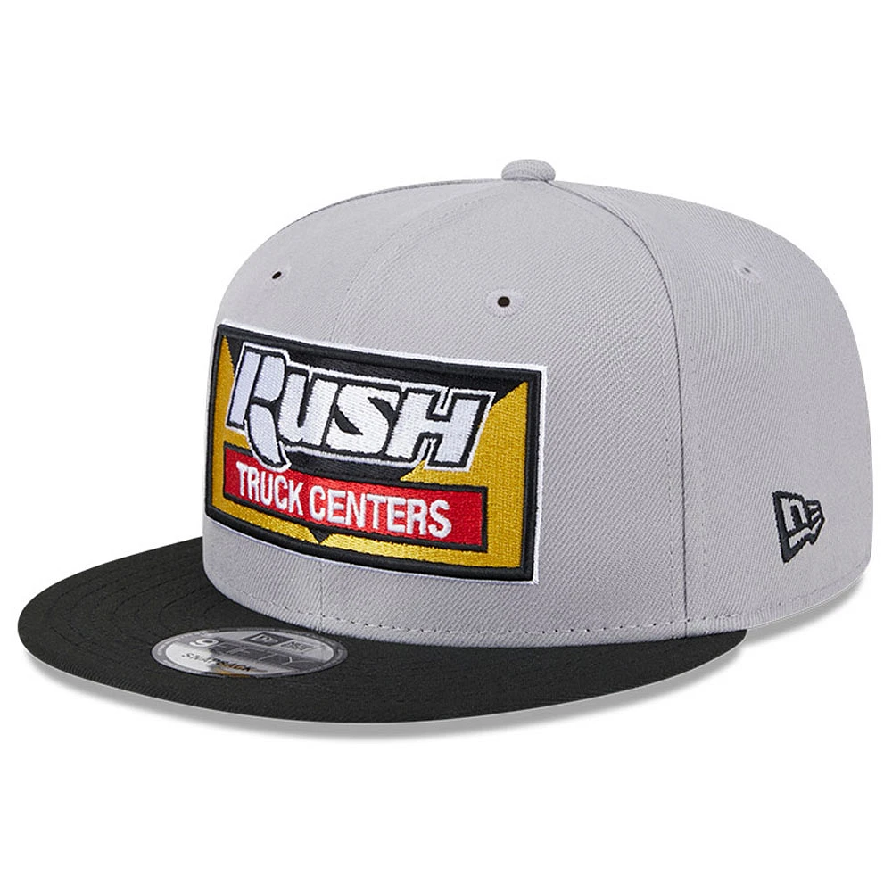 Men's New Era  Gray/Black Noah Gragson Rush Truck Centers 9FIFTY Snapback Hat