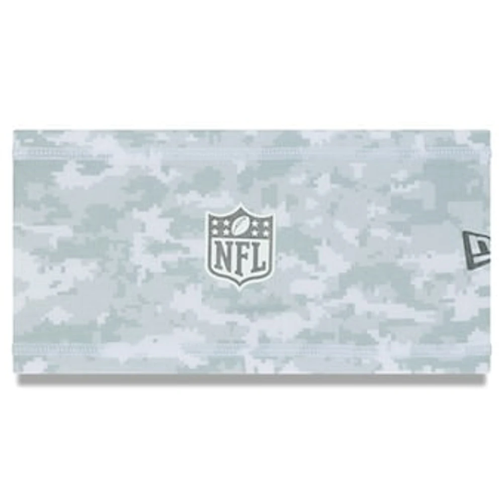 Men's New Era White NFL 2024 Salute To Service Digital Camo COOLERA Headband