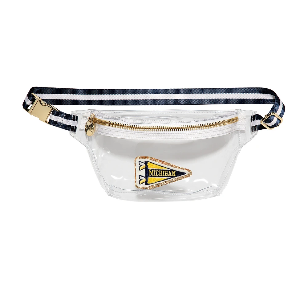 Stoney Clover Michigan Wolverines Stadium Clear Fanny Pack