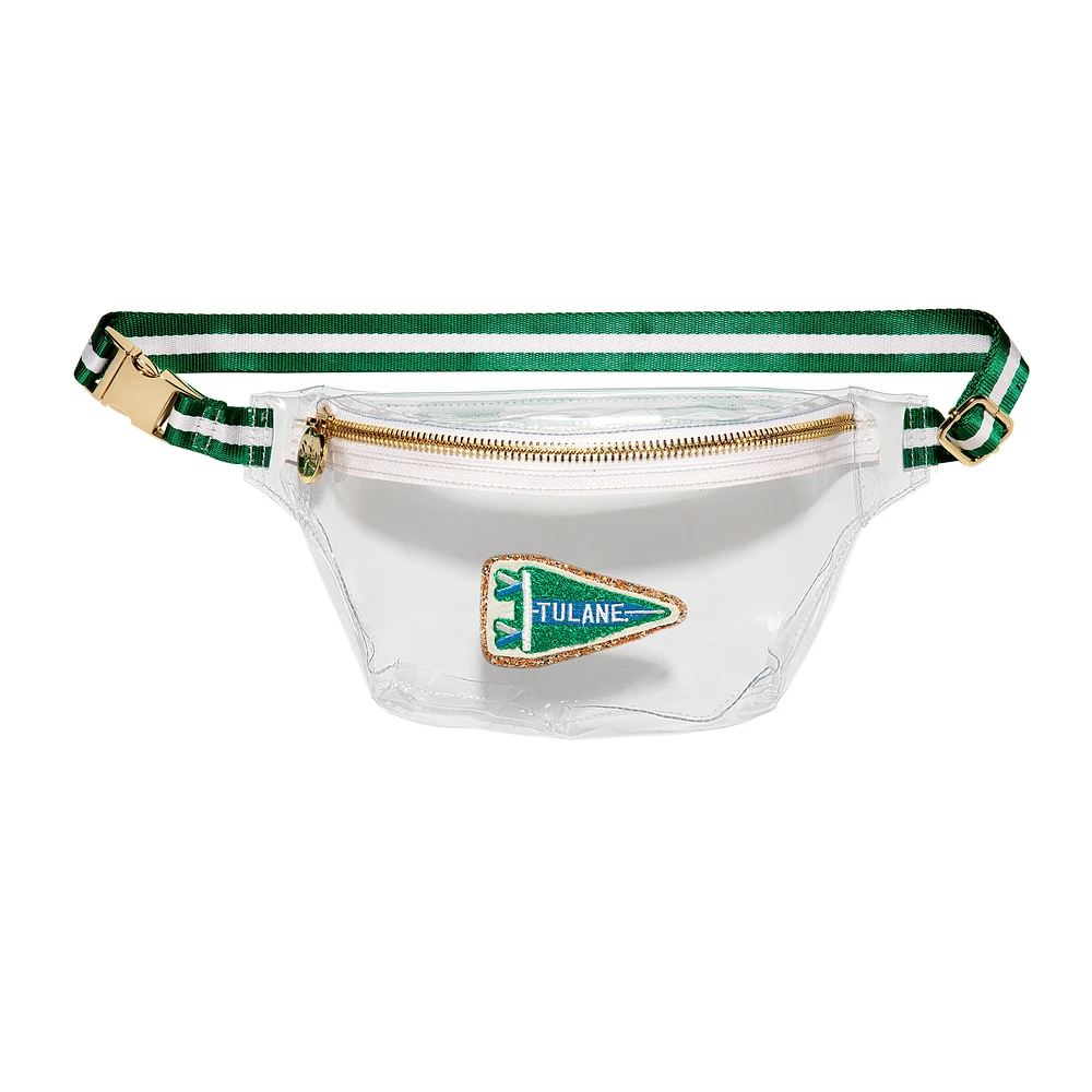 Stoney Clover Tulane Green Wave Stadium Clear Fanny Pack