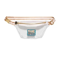 Stoney Clover Miami Dolphins Stadium Clear Fanny Pack