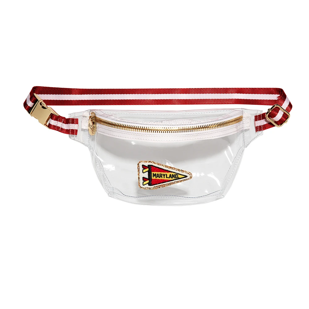 Stoney Clover Maryland Terrapins Stadium Clear Fanny Pack