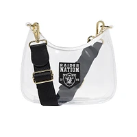 Stoney Clover Las Vegas Raiders Clear Curved Crossbody