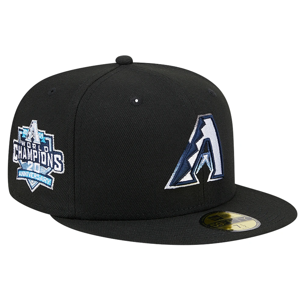 Men's New Era Black Arizona Diamondbacks  Raceway 59FIFTY Fitted Hat