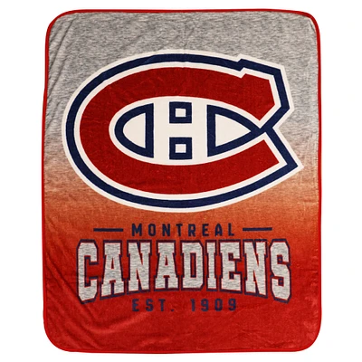 Montreal Canadiens 40'' x 50'' Ombre Plush Throw Blanket