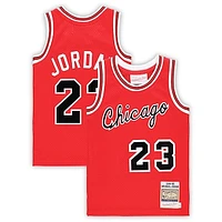 Preschool Mitchell & Ness Michael Jordan Red Chicago Bulls Hardwood Classics 1984/85 Authentic Swingman Jersey